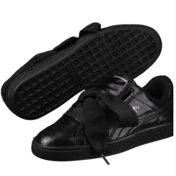 Puma Shoes - LE PUMA BASKET HEART SPARKLE "OPULENCE" SNEAKERS